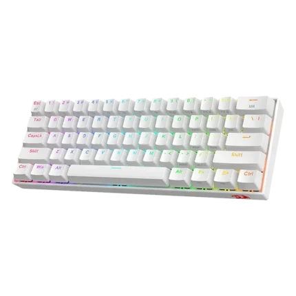 Redragon Draconic K530 Pro RGB Mechanical Keyboard with Red Switch - White