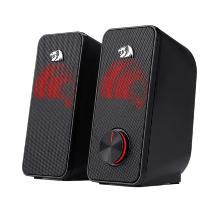 Redragon GS500 Stentor 2.0 Desktop Speaker with Red Backlight