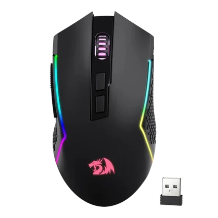 Redragon M693 Trident Pro RGB Wired and Wireless Mouse - Black