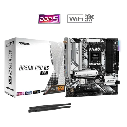 ASRock B650M Pro RS WiFi AM5 DDR5 mATX Motherboard