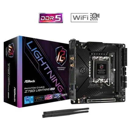 ASRock PHANTOM GAMING Z790I Lightning WiFi LGA 1700 DDR5 Mini-ITX Motherboard