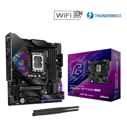 ASRock PHANTOM GAMING Z890M Riptide WiFi LGA1851 DDR5 ATX Motherboard