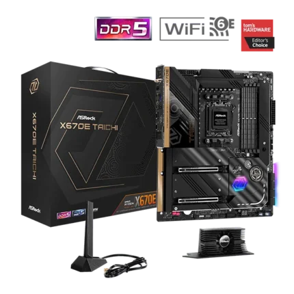 ASRock X670E Taichi AM5 DDR5 EATX Motherboard
