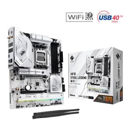 ASRock X870 Steel Legend WiFi DDR5 ATX Motherboard
