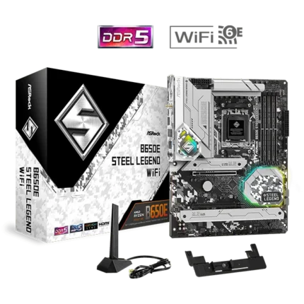 ASRock B650E Steel Legend WiFi AM5 DDR5 ATX Motherboard