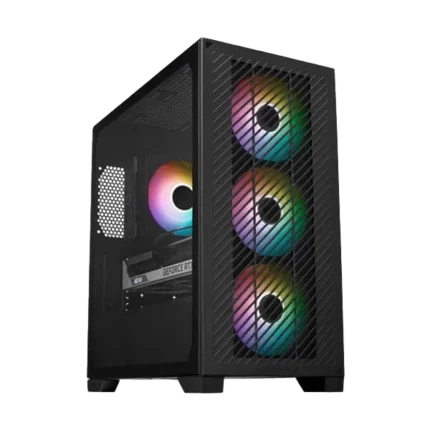 Cooler Master Elite 301 ARGB Mini Tower Black Cabinet