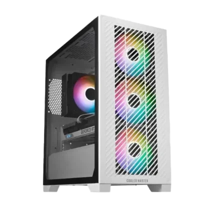 Cooler Master Elite 301 ARGB Mini Tower White Cabinet