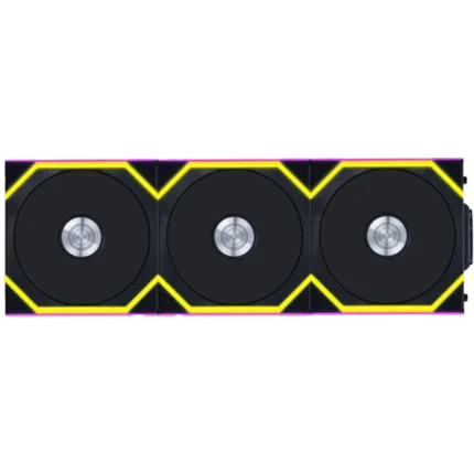 Lian Li 120mm UNI FAN SL Wireless ARGB Black Reverse Blade Case Fan - Triple Pack