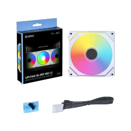 Lian Li White UNI Fan SL Infinity 140mm Cabinet Fan