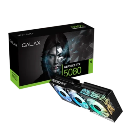 GALAX GeForce RTX 5080 1-Click OC 16GB GDDR7 Black Graphics Card
