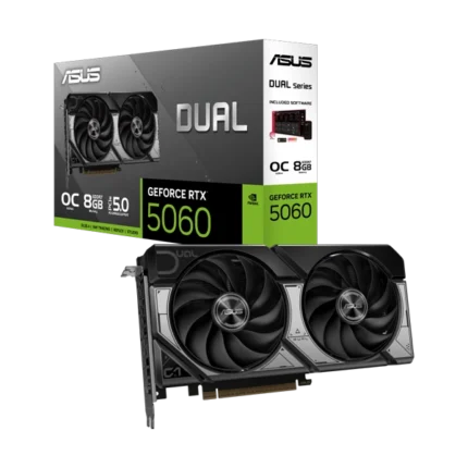 ASUS Dual RTX 5060 OC 8GB GDDR7 Graphics Card