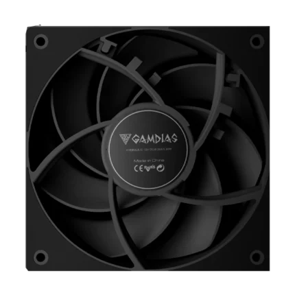 Gamdias Notus M1-1201 120mm Black PWM Fan.