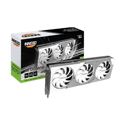 Innno3d GeForce RTX 5070 Ti X3 OC White 16GB GDDR7 Graphics Card