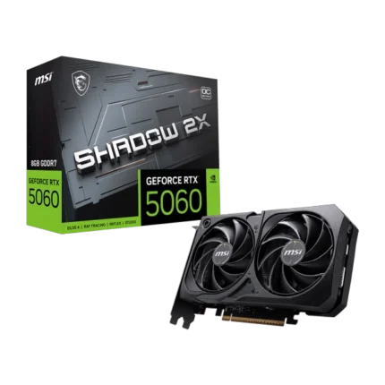 MSI GeForce RTX 5060 Shadow 2X OC 8GB GDDR7 Graphics Card