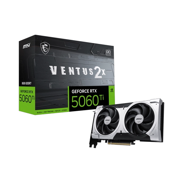 MSI GeForce RTX 5060 Ti 8G VENTUS 2X OC PLUS GDDR7 Graphics CARD MSI GeForce RTX 5060 Ti 8G VENTUS 2X OC PLUS GDDR7 Graphics CARD