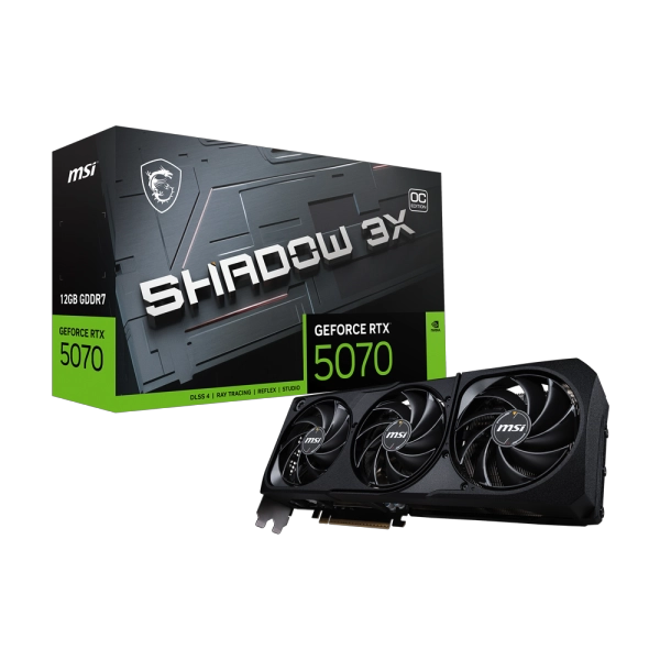 MSI GeForce RTX 5070 Shadow 3X OC 12GB GDDR7 Graphics Card MSI GeForce RTX 5070 Shadow 3X OC 12GB GDDR7 Graphics Card