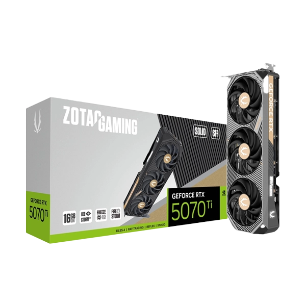 Zotac Gaming Geforce RTX 5070 Ti Solid SFF 16GB GDDR7 Graphics Card Zotac Gaming Geforce RTX 5070 Ti Solid SFF 16GB GDDR7 Graphics Card