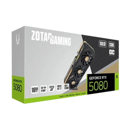 Zotac Gaming Geforce RTX 5080 Solid Core OC 16Gb GDDR7 Graphics Card