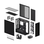 Arctic Xtender VG Black Mirror Mid-Tower Case - Image 3