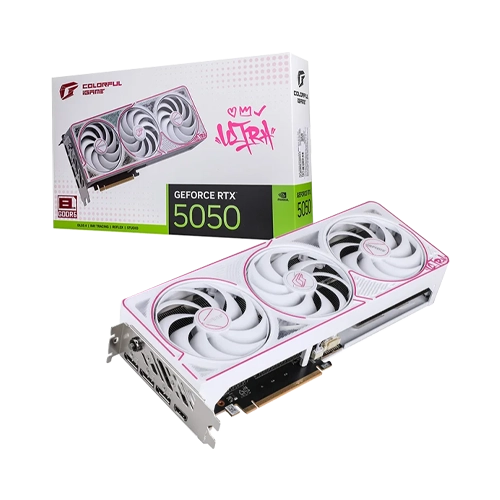 Colorful Geforce RTX 5050 Ultra White DUO OC 8GB-V Colorful Geforce RTX 5050 Ultra White DUO OC 8GB-V