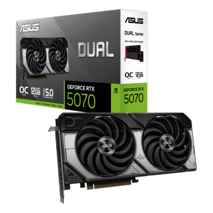 ASUS Dual GeForce RTX 5070 12GB DDR7 OC Graphics Card