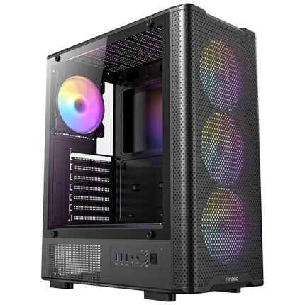 Antec VX310 ARGB ATX Mid Tower Gaming Cabinet (Black)