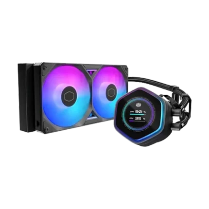 Cooler Master MasterLiquid Atmos II LCD 240mm ARGB CPU Liquid Cooler